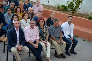 El edil Ramos pregona las fiestas del Carmen de La Medianía (Foto Francisco Javier Santana)